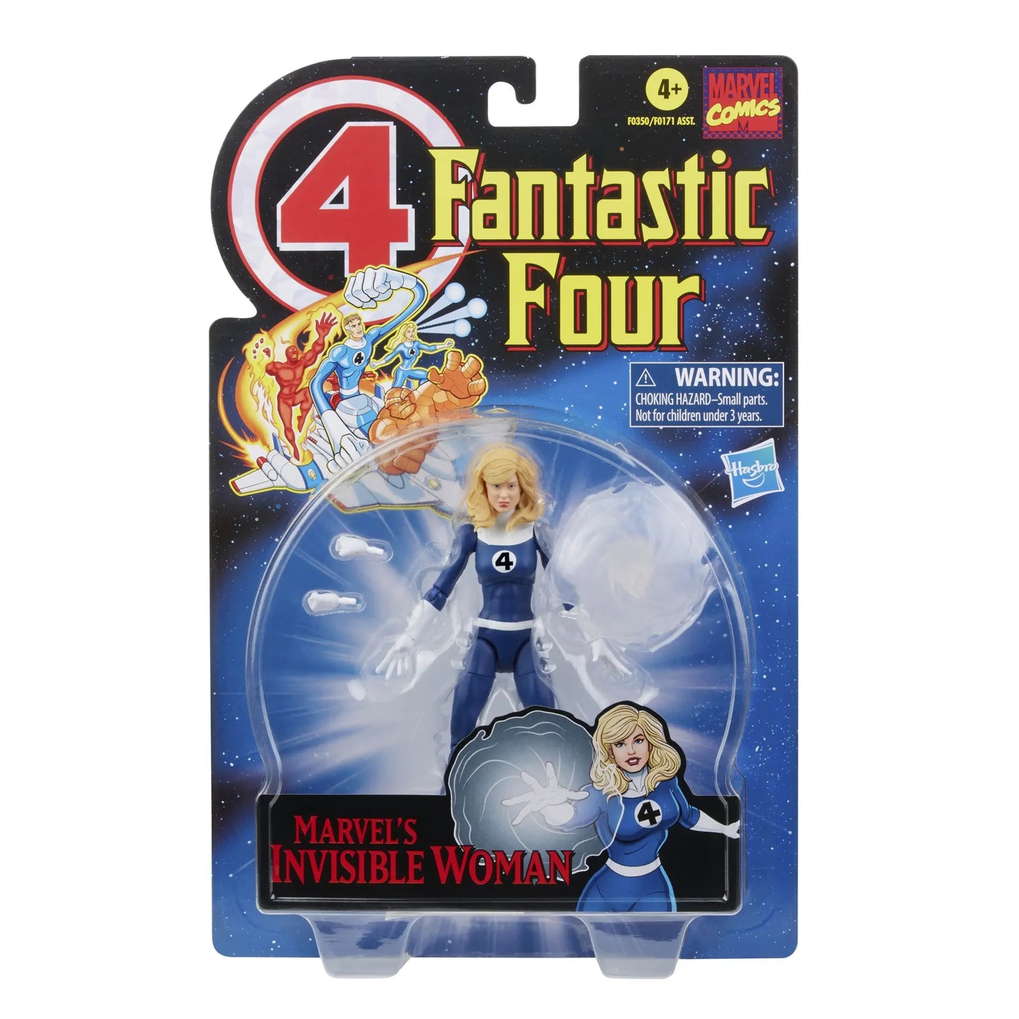 Figurine Marvel Legends Fantastic Four Retro Wave - The Thing Torche Humaine Femme Invisible M. Fantastique Psycho-Man 6 Pouces