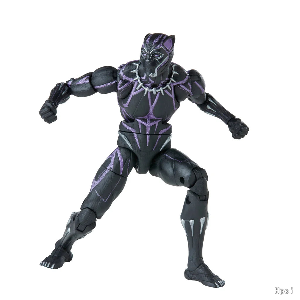 Figurine Hasbro Marvel Legends Black Panther - Costume Noir Violet Articulée