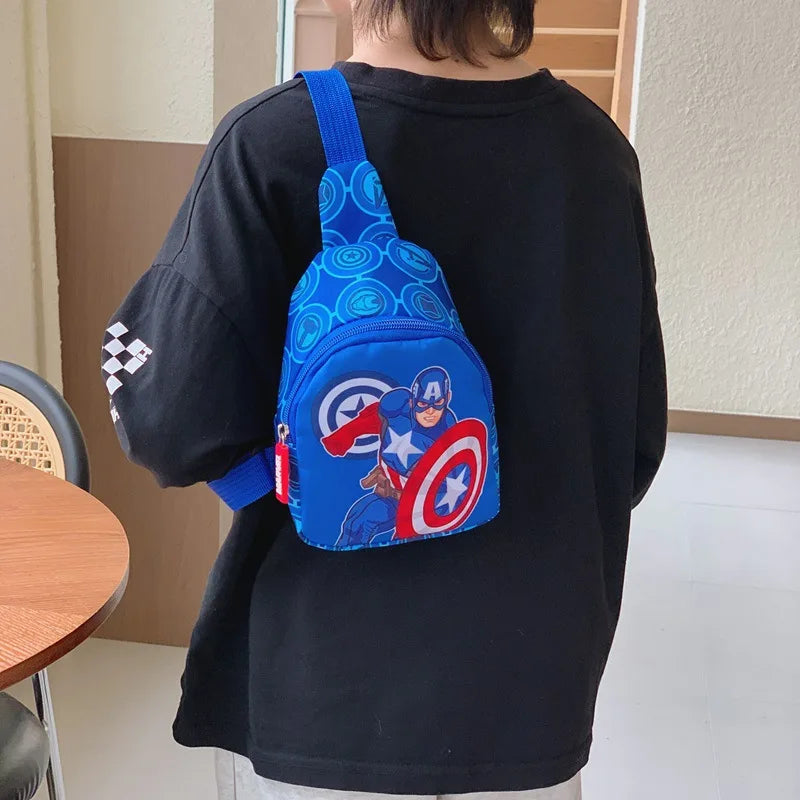 Sac Avengers - Sac Poitrine Noir Enfant