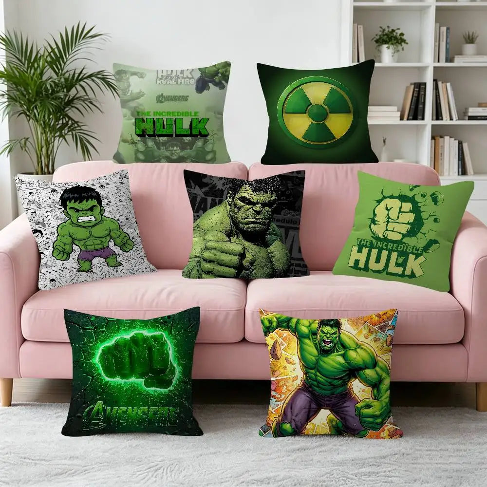 Housse de Coussin Hulk - Montage The Incredible Hulk