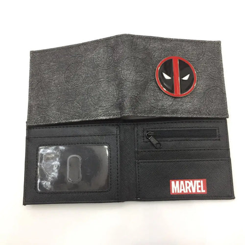 Porte-Monnaie Avengers Deadpool - Bicolore Gris Feutré Marvel
