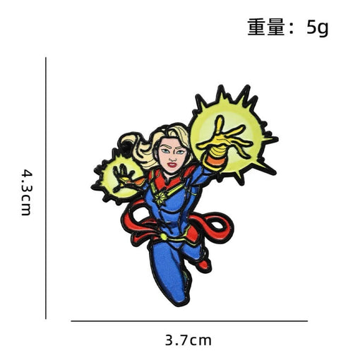 Badge Émail Avengers - Captain Marvel