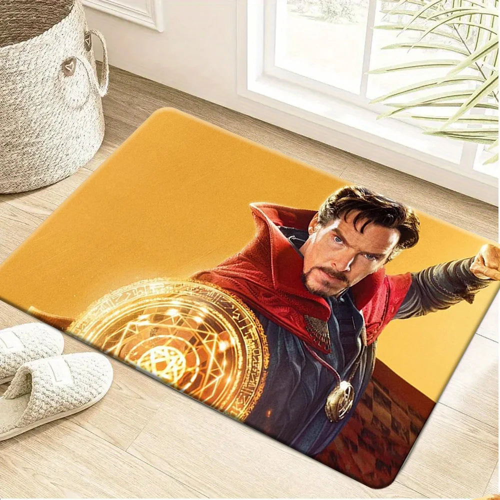 Tapis Marvel Docteur Strange - Design Cercles Mystiques Orange
