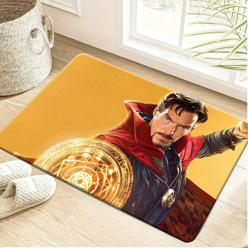 Tapis Marvel Docteur Strange - Design Cercles Mystiques Orange