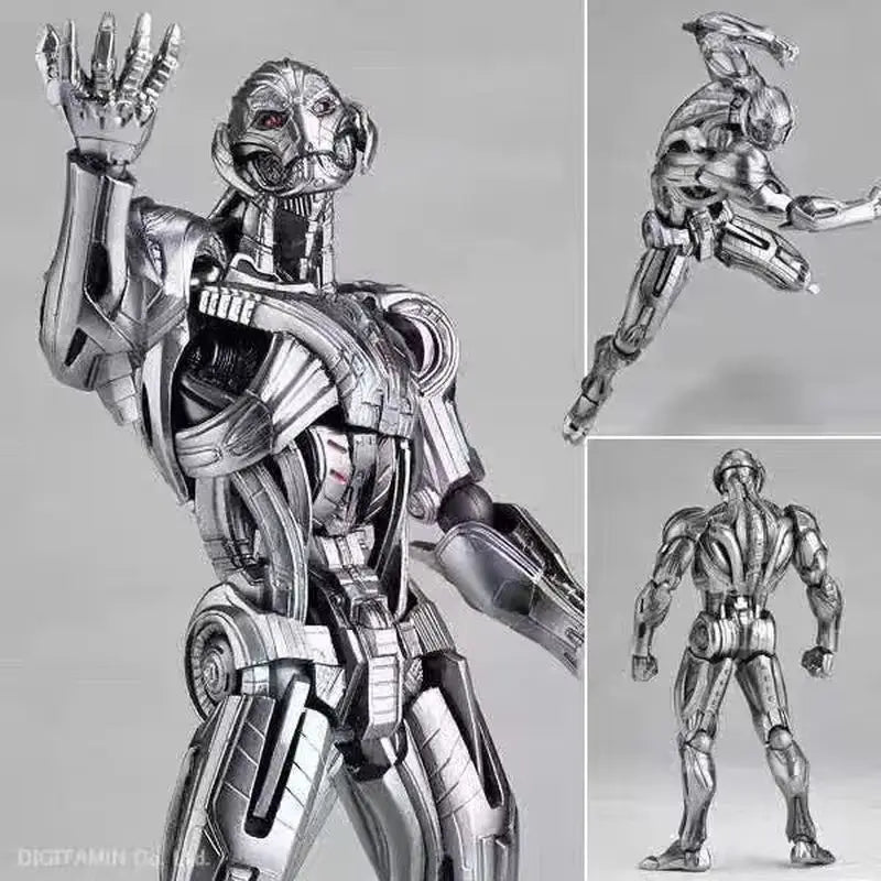 Figurine Ultron Revoltech Yamaguchi - Articulée PVC Monochrome
