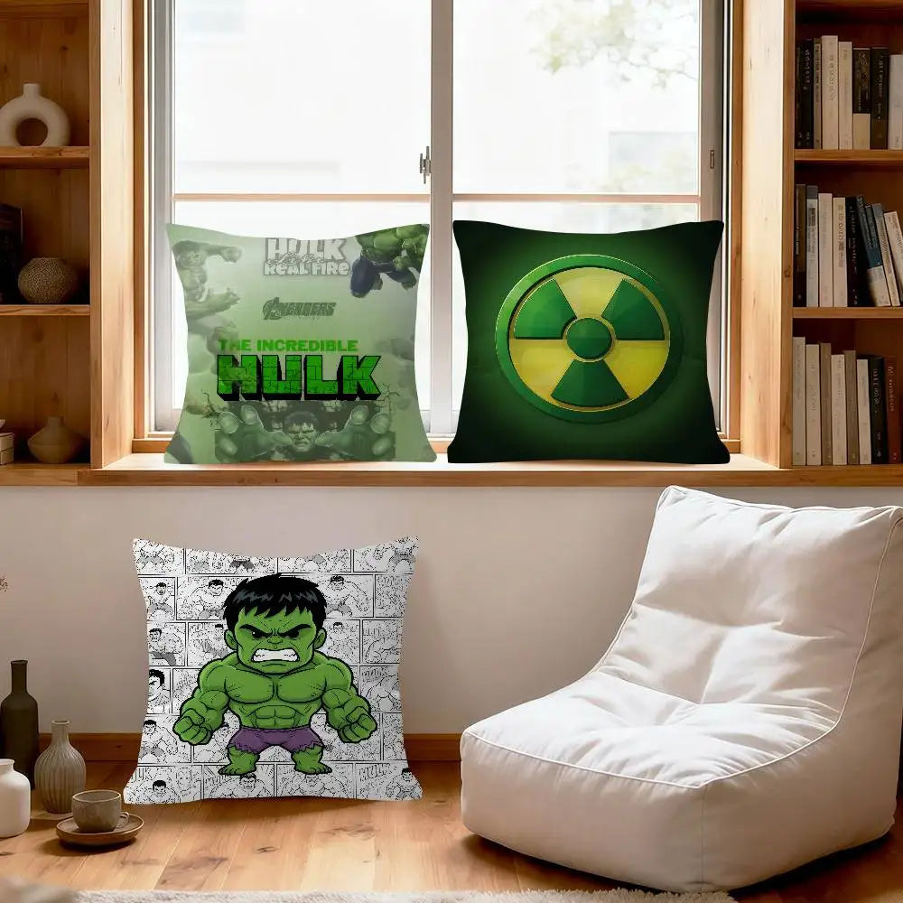 Housse de Coussin Hulk - Explosion Comic Coloré