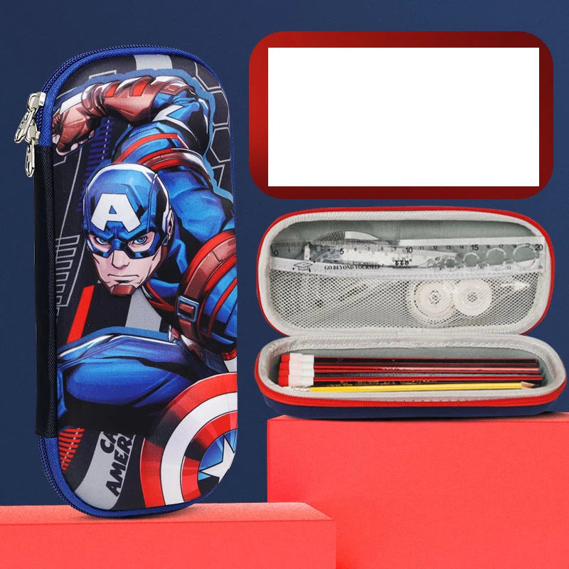 Trousse Scolaire Captain America - Format Vertical