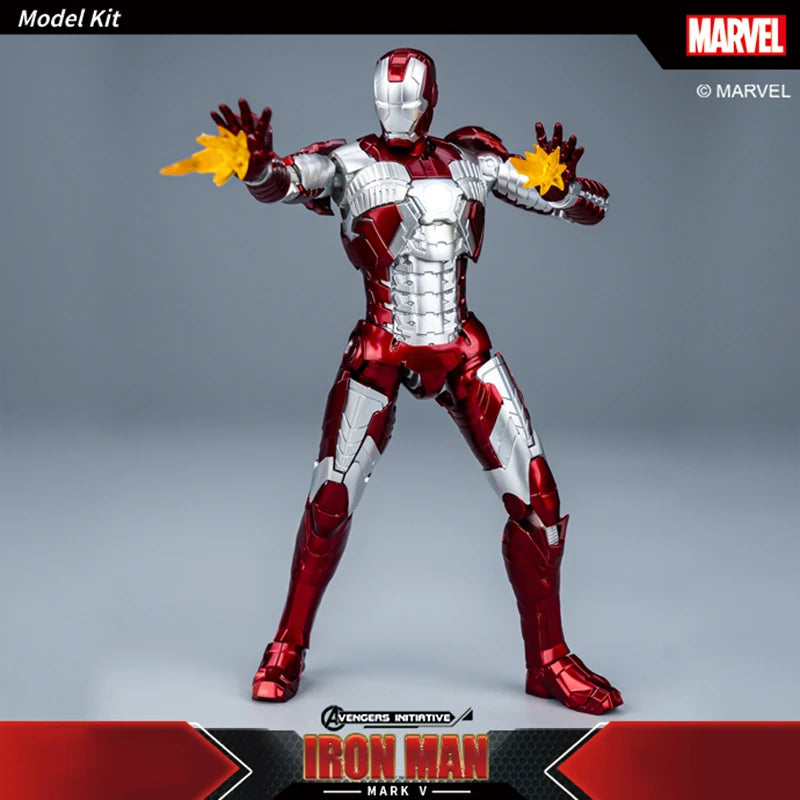 Figurine Fondjoy Iron Man MK5 - Armure Rouge et Argent avec Boîte