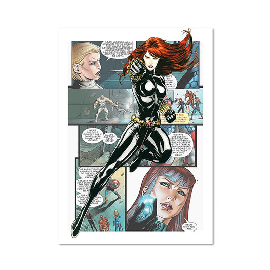 Poster Black Widow - Bande Dessinée