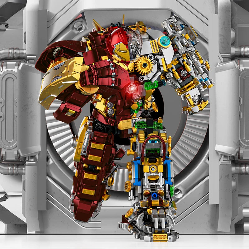 Figurine Briques Avengers Iron Man Buster - Construction 2653 Pièces