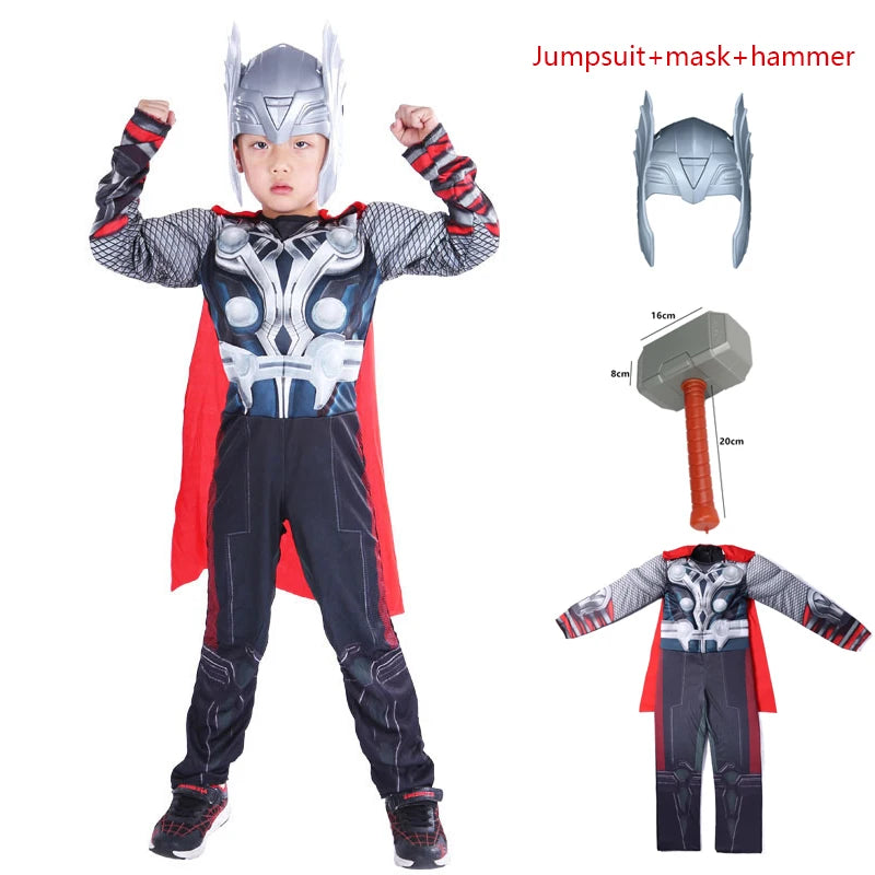 Costume Avengers Thor - Cosplay Enfant avec Marteau et Casque
