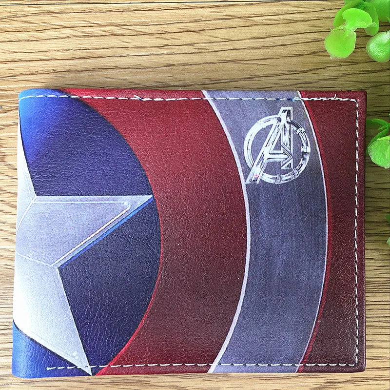 Porte-Monnaie Avengers Captain America - Bouclier Diagonal Usé