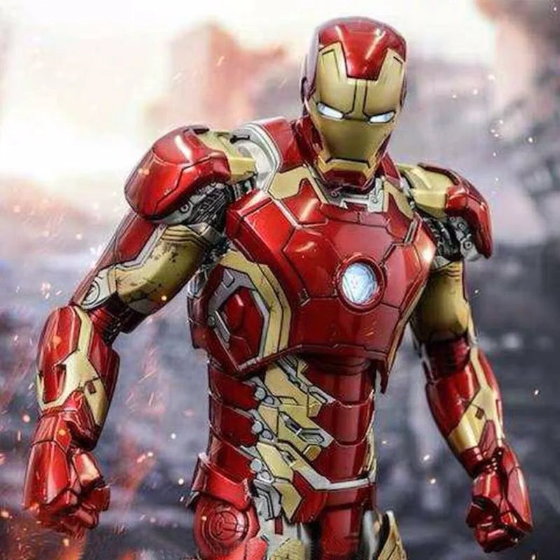 Déguisement Iron Man Jarvis - Casque Doré Intégral avec Effet Lumineux