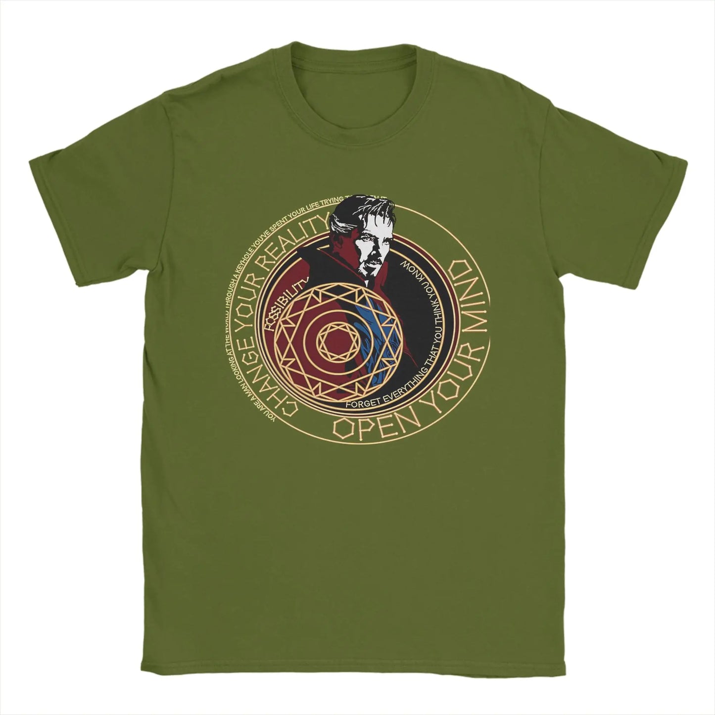 T-Shirt Doctor Strange - Cercle Mystique Change Your Reality Homme