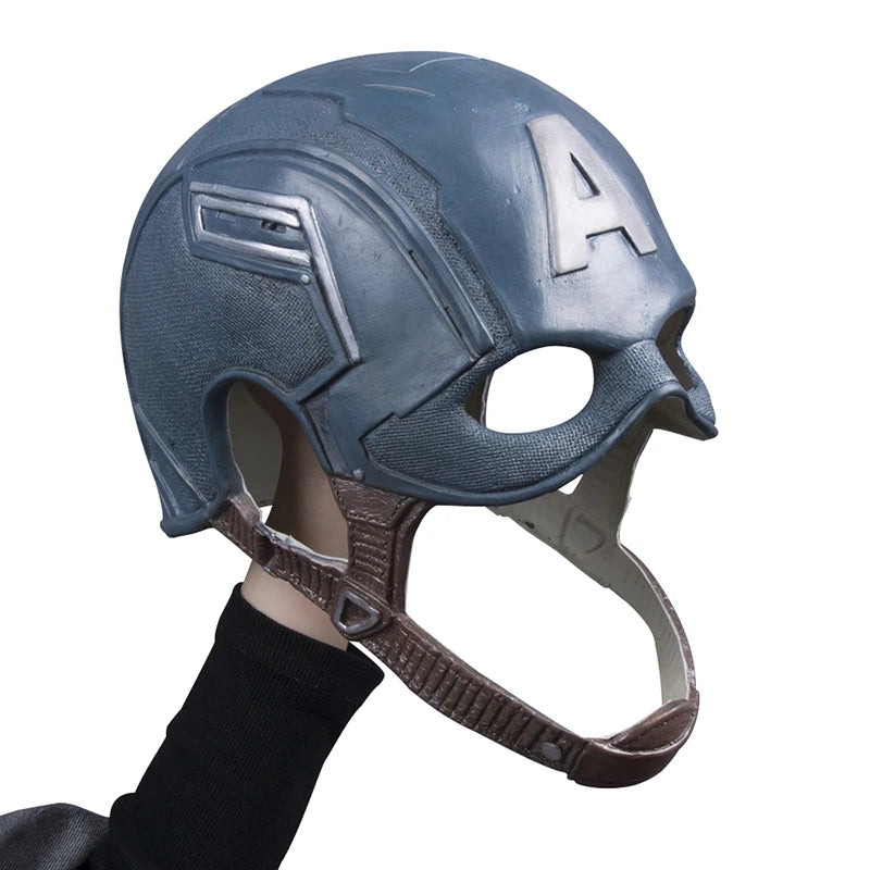 Cagoule Latex Captain America - Réplique Film Cosplay