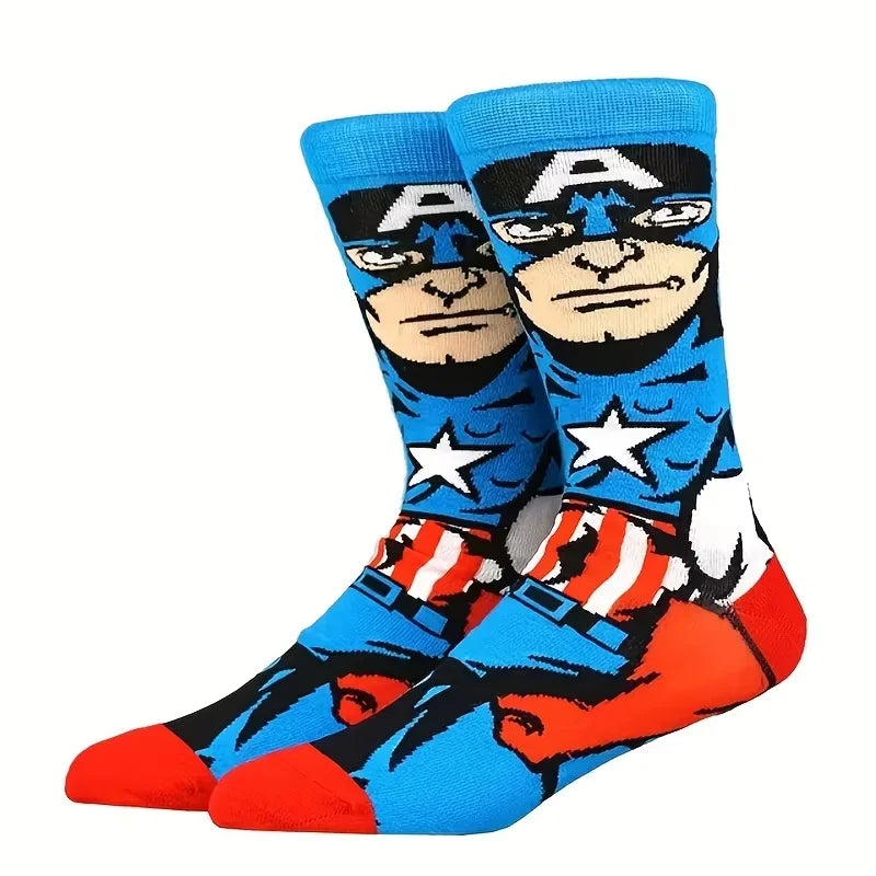Chaussettes Avengers Femme - Lot de 5 Paires Super-héros Assorties