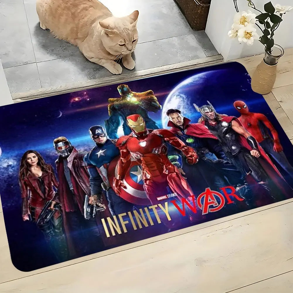 Tapis Marvel Avengers Infinity War - Design Explosion Multicolore