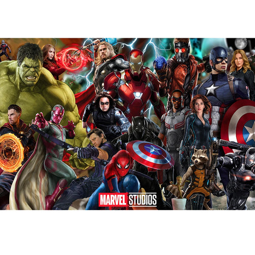 Poster Marvel Studios - Casting Complet