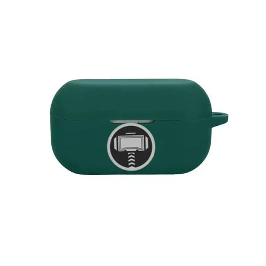 Coque Écouteurs Avengers Thor - Marteau Vert Foncé