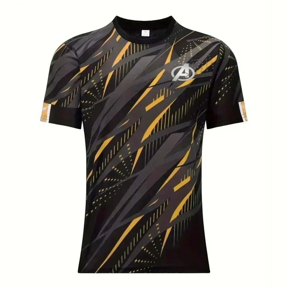 Maillot Sport Avengers Homme - Séchage Rapide Rose Noir