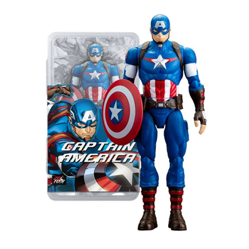 Coffret Avengers - Collection Multi-Personnages Iron Man Thor Hulk Spider-Man 18cm