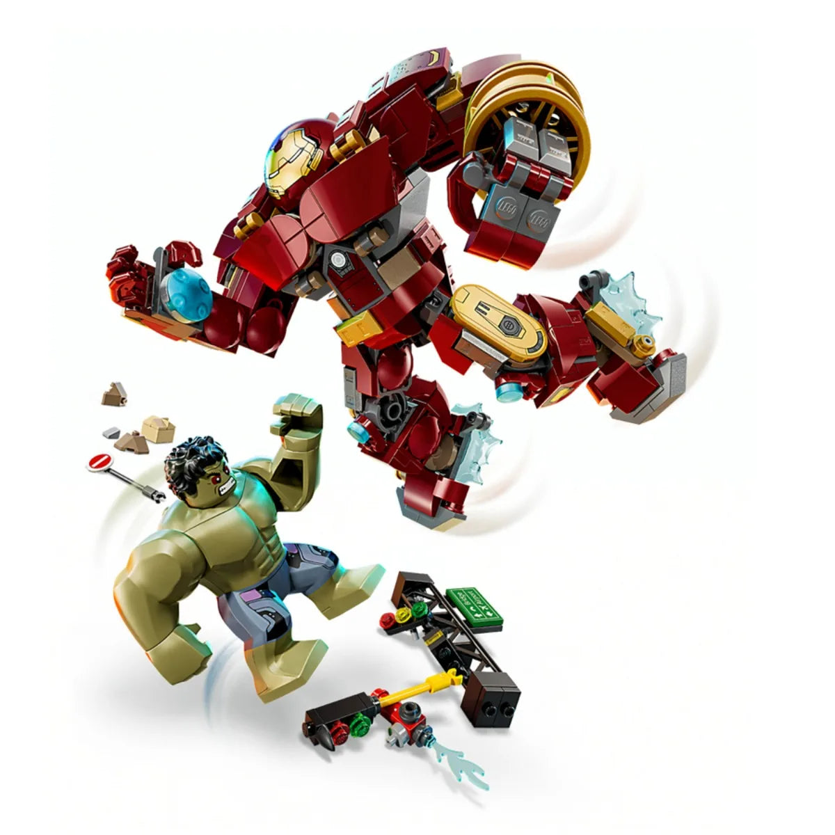 LEGO Marvel 76343 - Bataille Épique Hulkbuster contre Hulk 413 Pièces