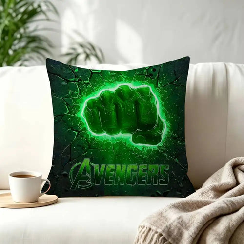Housse de Coussin Hulk - Poing Lumineux Avengers