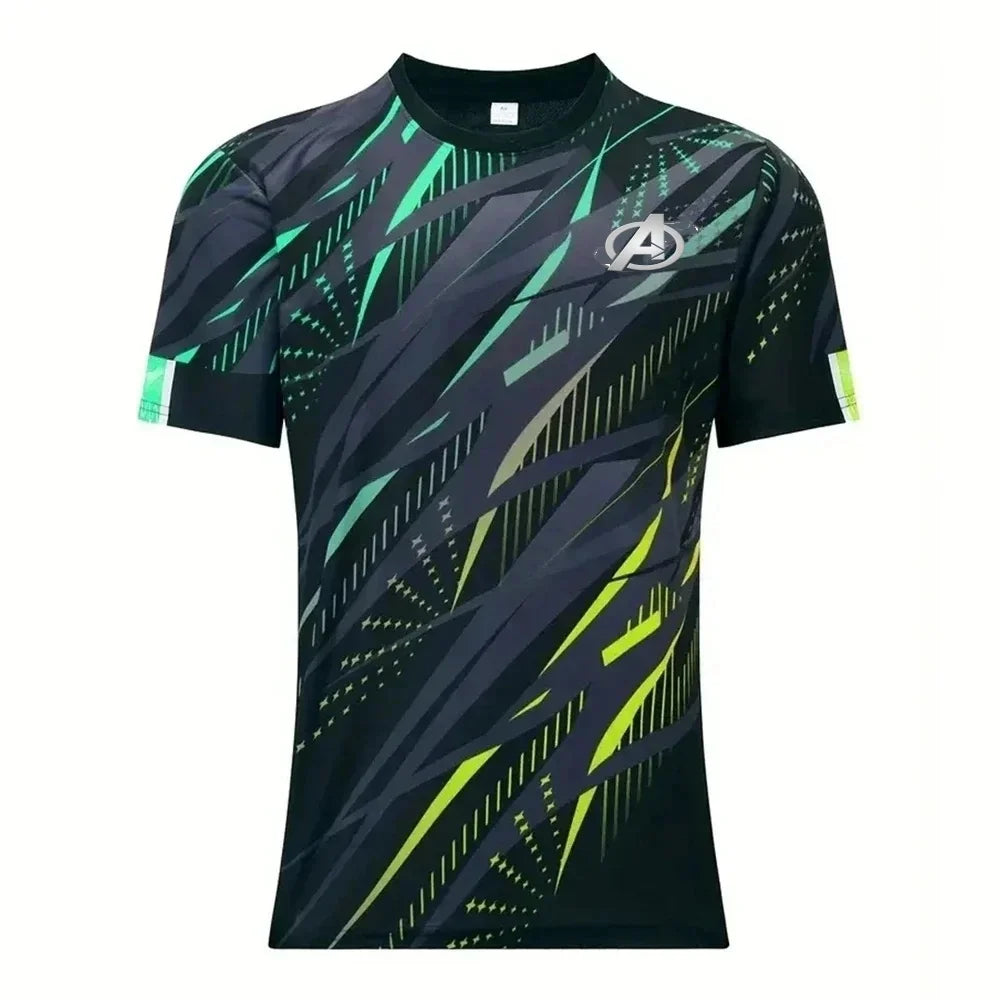 Maillot Sport Avengers Homme - Séchage Rapide Rose Noir