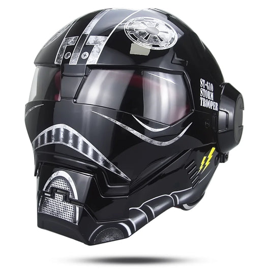 Casque Iron Man Avengers - Cosplay Noir Étoile