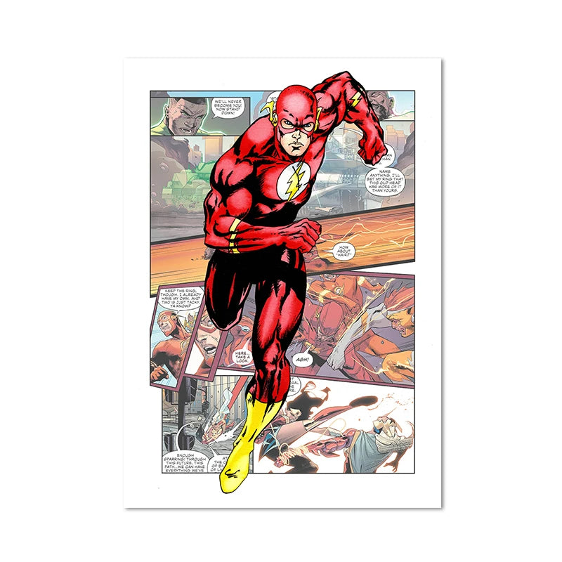 Poster Flash - Bande Dessinée