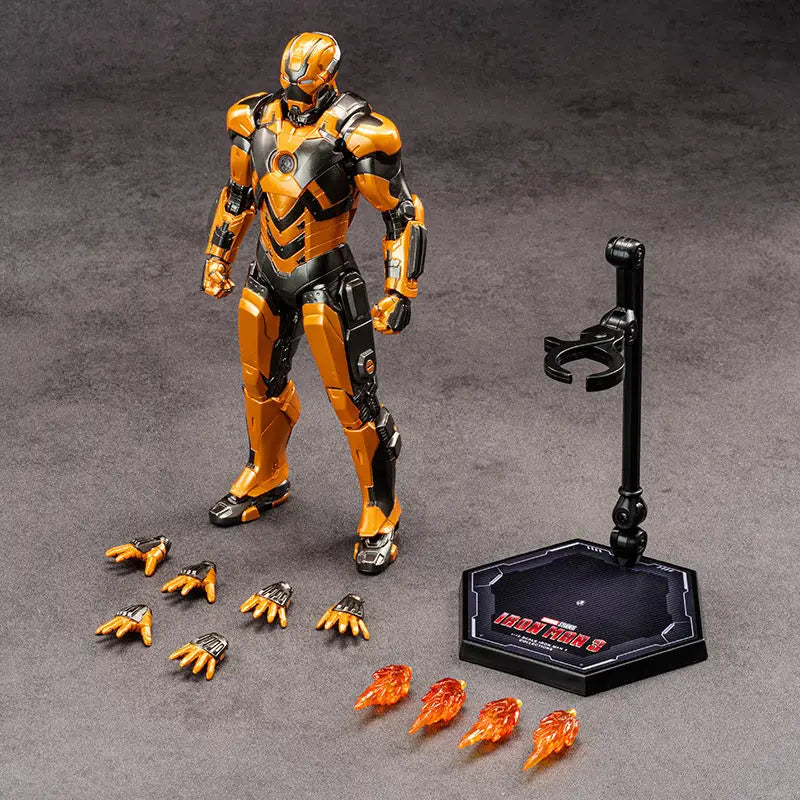 Figurine ZD Toys Iron Man MK39 Starboost - Variante Teal