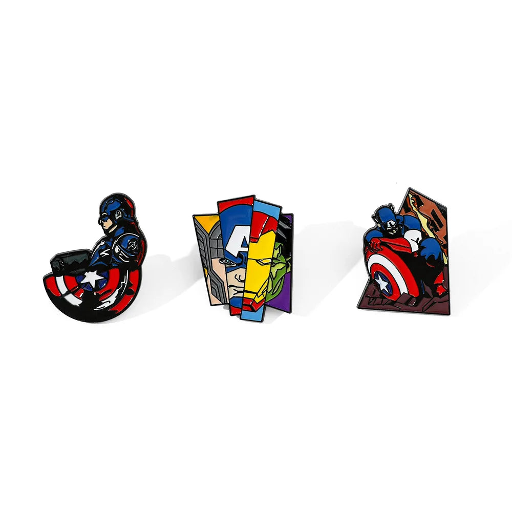 Badge Avengers Captain America - Pin's Émail Bouclier