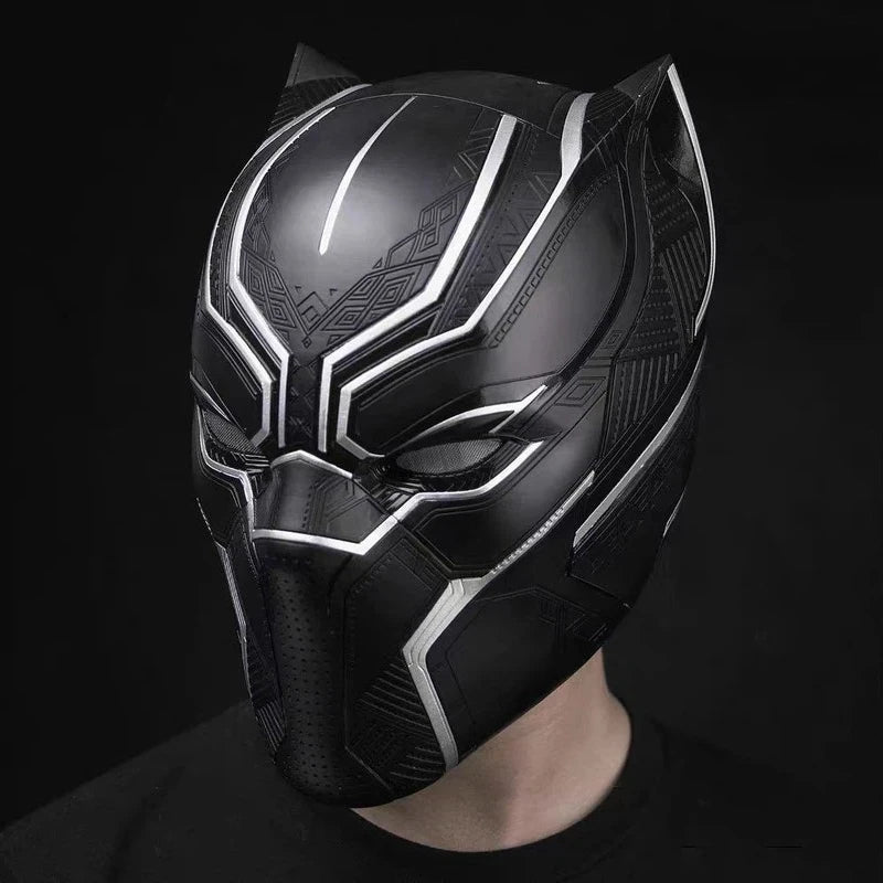 Casque Cosplay Black Panther - Échelle 1:1 Porté Haute Détail