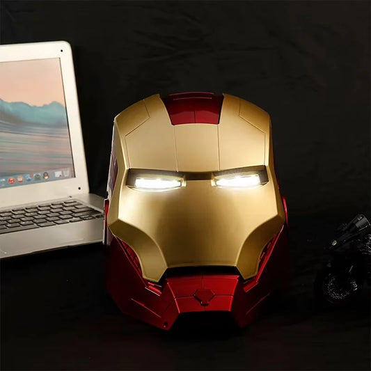 Masque Avengers Iron Man - Casque et Gants LED Cosplay 65cm