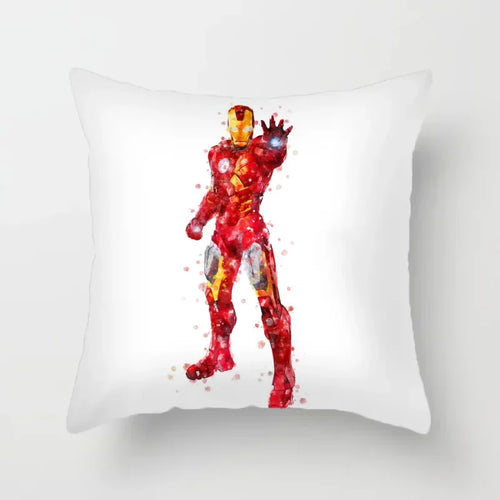 Housse de Coussin Iron Man - Aquarelle Répulseur