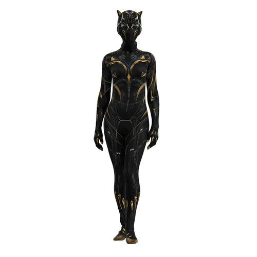 Déguisement Shuri Black Panther - Combinaison Noire et Or (Femme)
