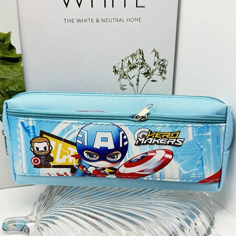 Trousse Chibi Captain America - Bleu Ciel