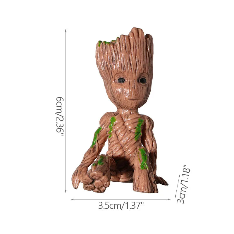 Porte-Clés Baby Groot Figurine 3D - Costumes Variés Collection