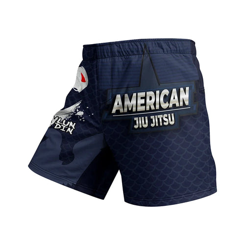 Short Jiu-Jitsu Captain America - Bouclier et Aigle