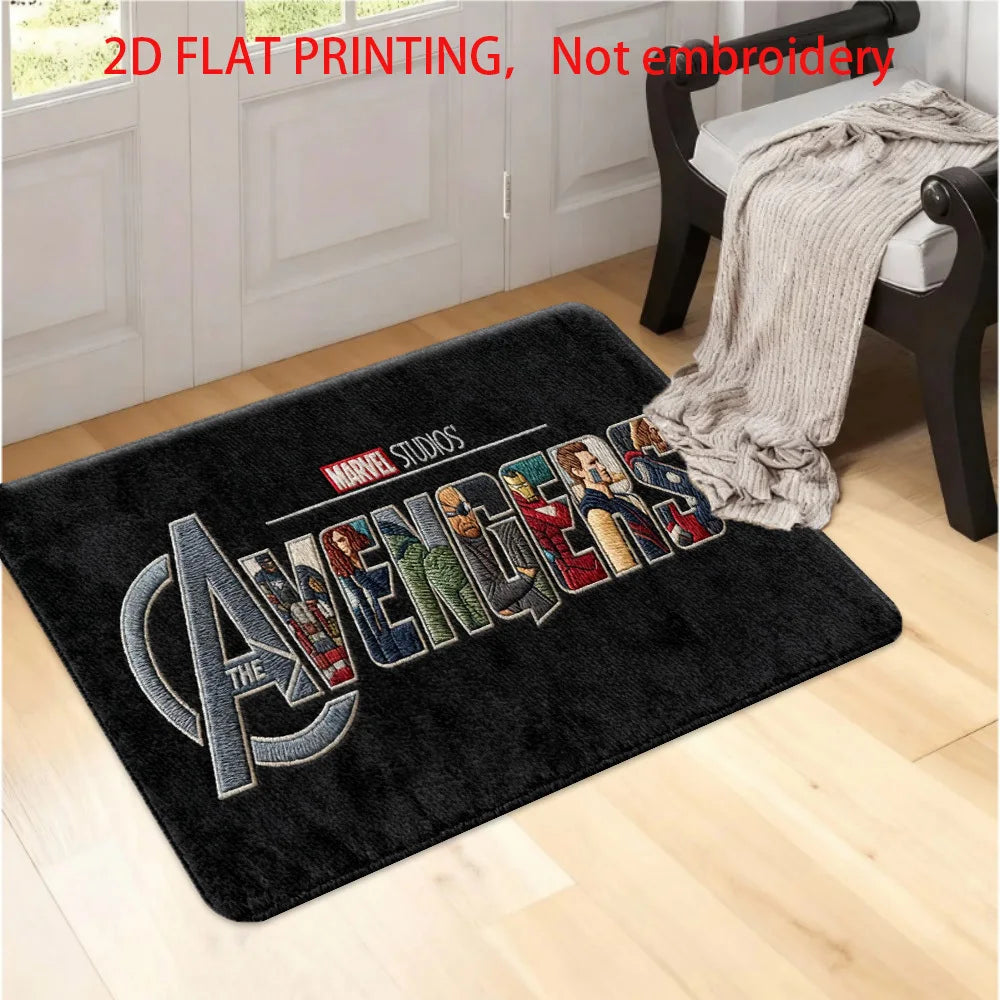 Tapis Marvel Avengers - Design Mosaïque Comics Multicolore