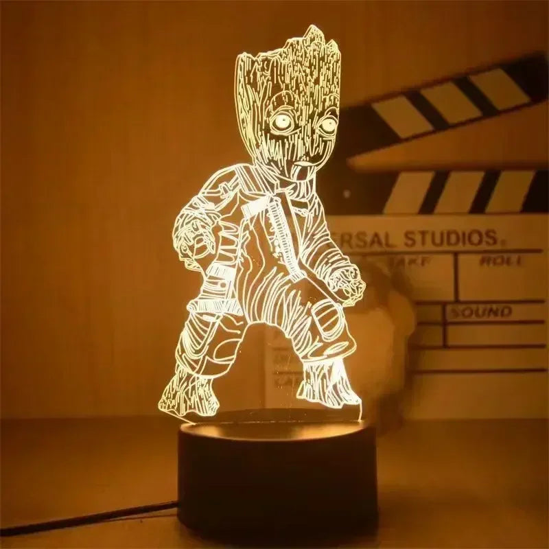 Lampe LED Avengers Groot - Capuche 3D 18cm