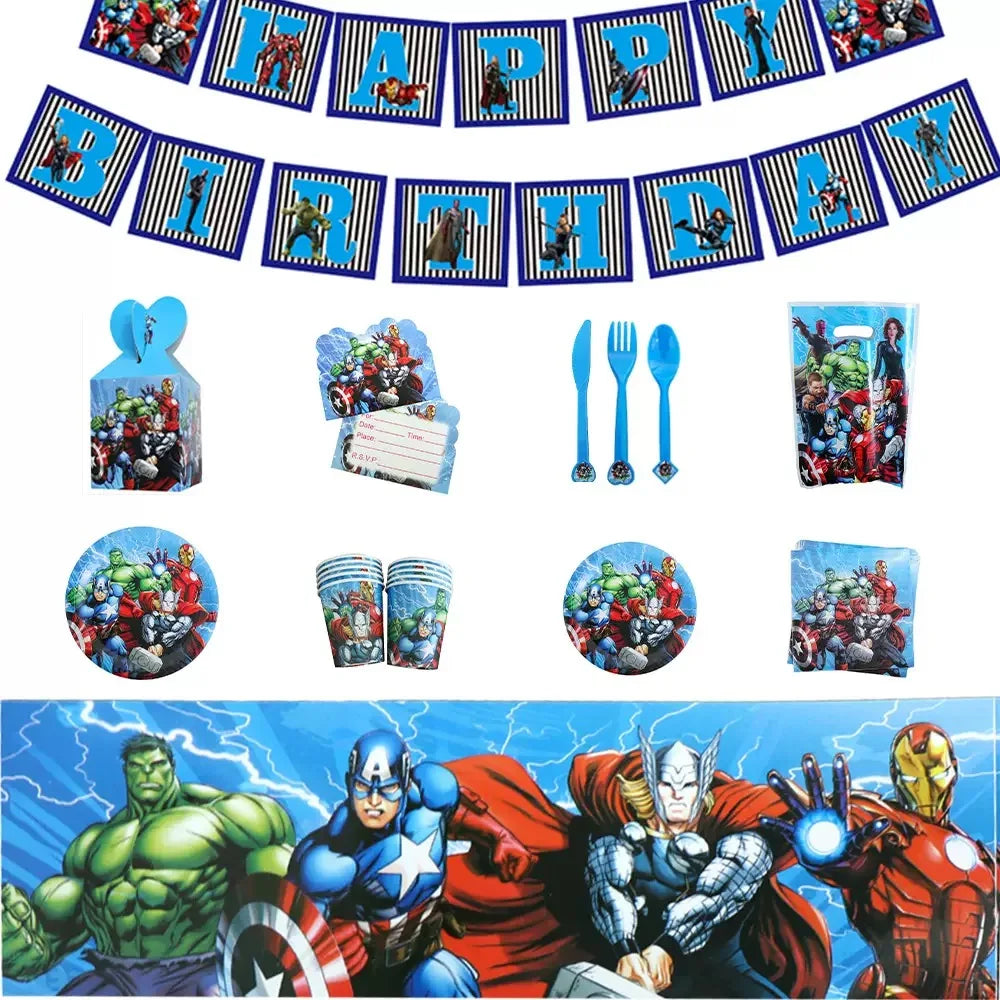 Décoration Anniversaire Avengers - Gobelets x10