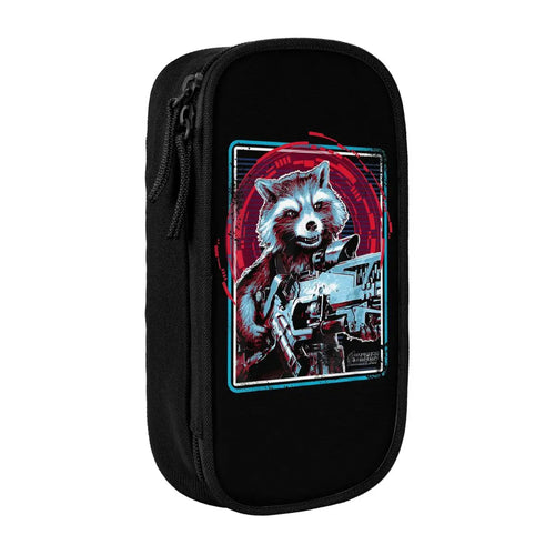 Trousse Avengers Rocket Raccoon - Style Néon Rétro Fusil