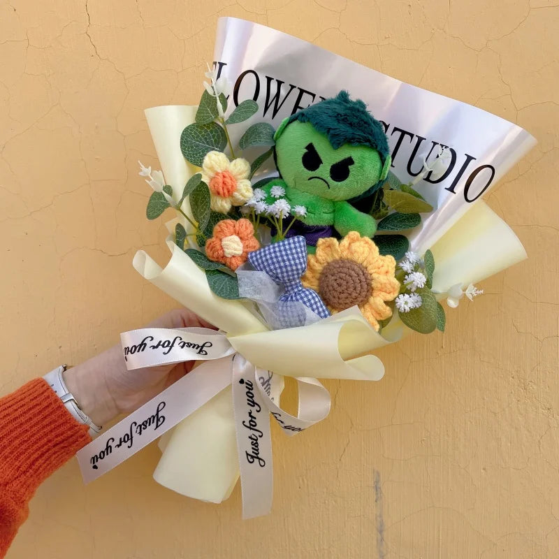 Bouquet Avengers Spider-Man - Peluche Cadeau Fait Main