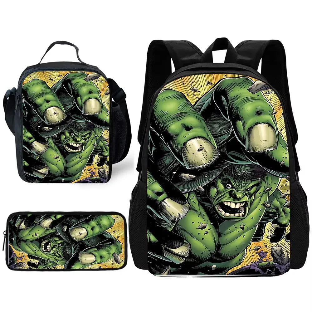 Ensemble Sac à Dos Hulk - Poings Destructeurs Style Comic