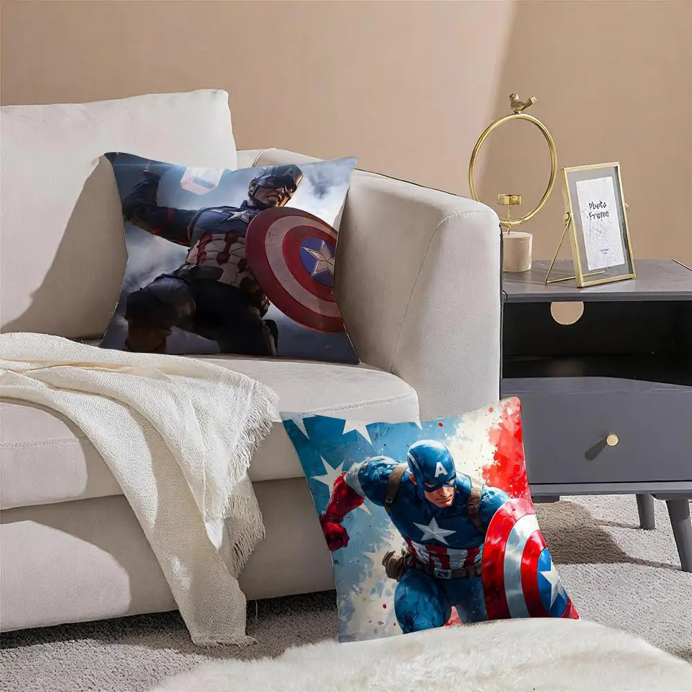 Housse de Coussin Captain America - Bouclier Classique