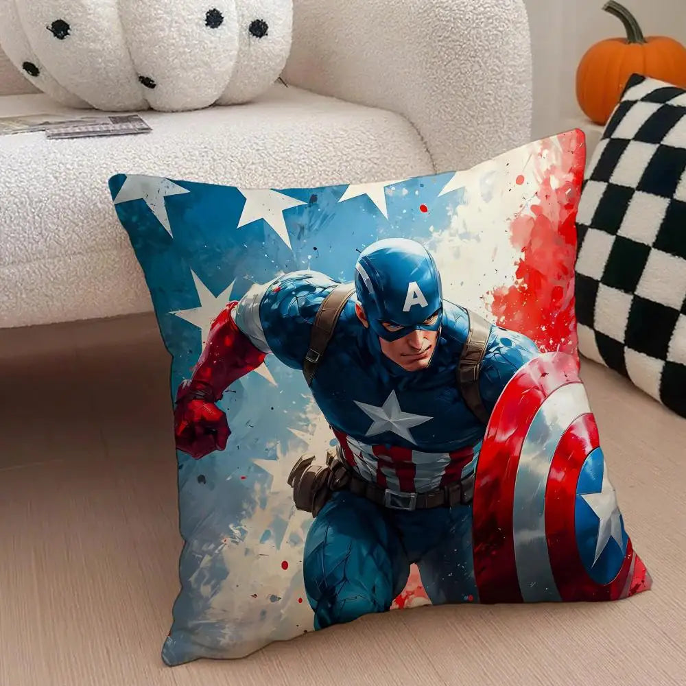 Housse de Coussin Captain America - Portrait Studio