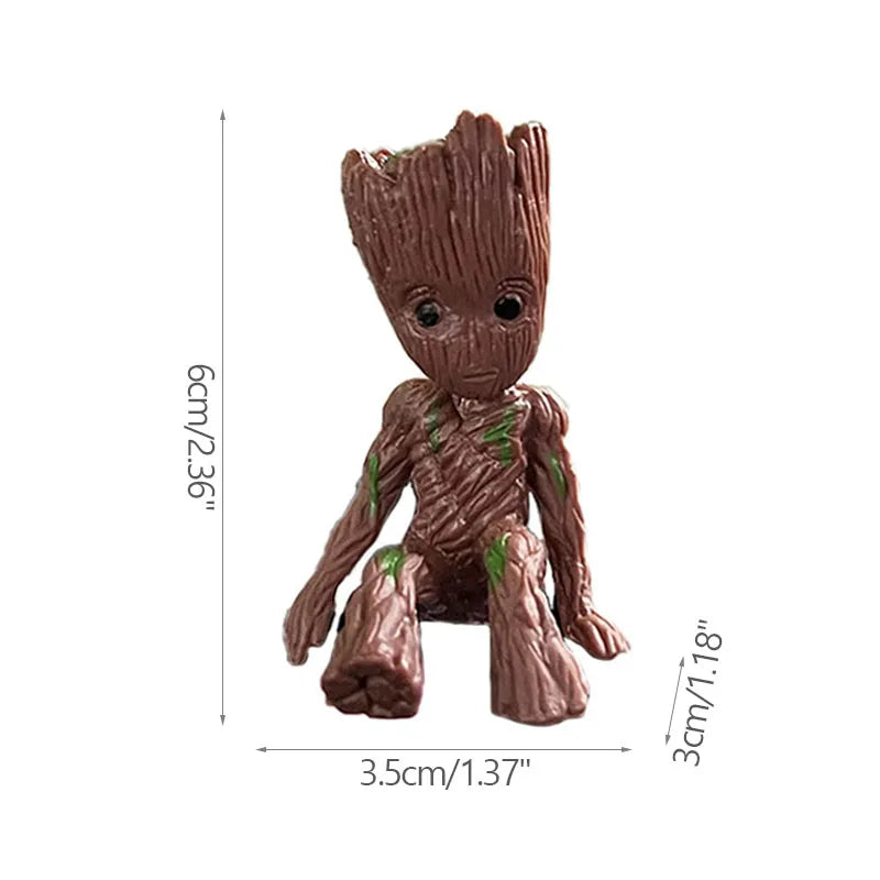 Pot à Plantes Baby Groot - Porte-Crayons Multi-Poses Rangement