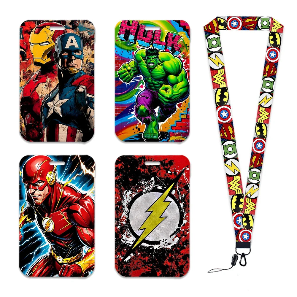 Porte-Badge Thor - Debout Éclairs Comic Moderne
