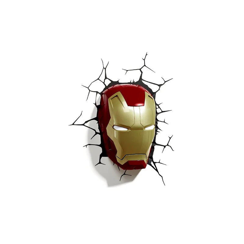 Stickers Avengers Iron Man Captain America - 3D Trompe-l'œil Mural